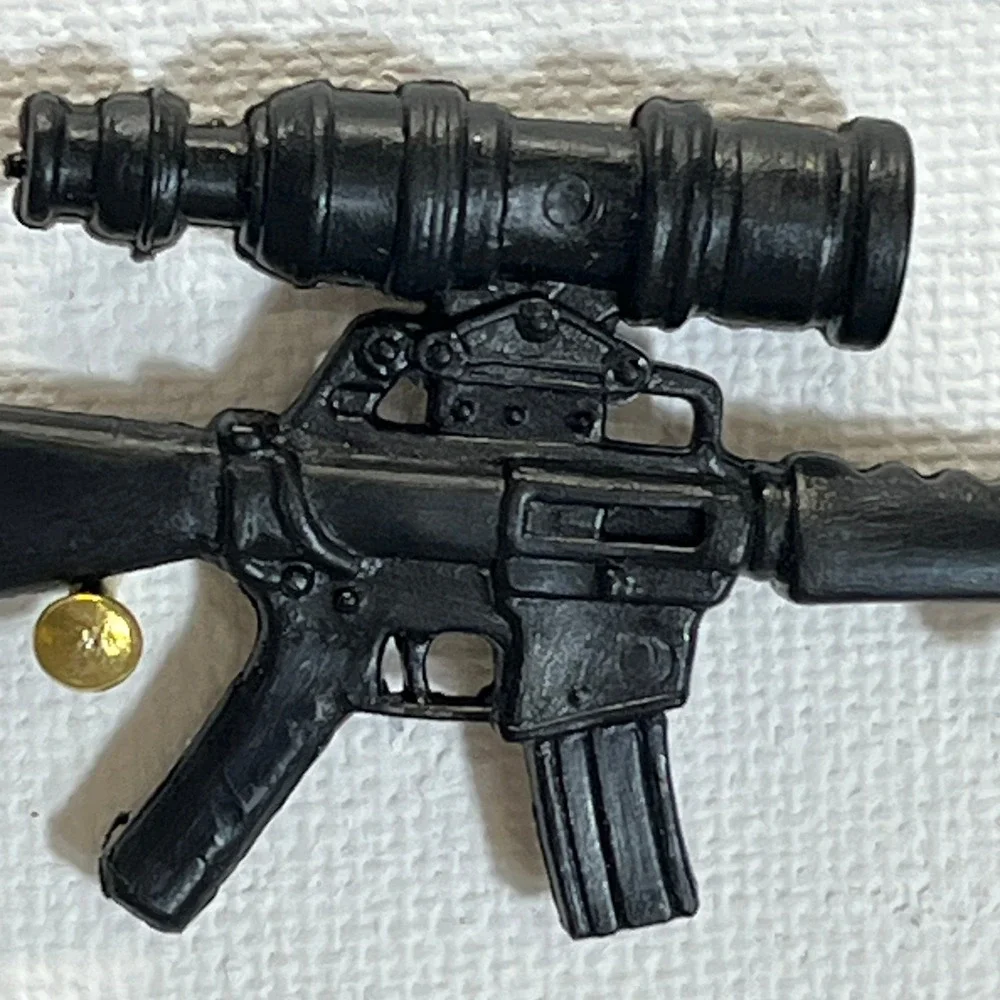 1985 GI Joe Frostbite Rifle Gun Hasbro Vintage Action Figure Accessory Black